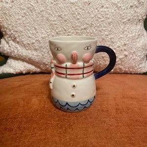Bird Can Fox Anthropologie Joyeux Noel Mug